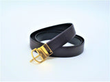 Reversable And Adjustable Leather Belt