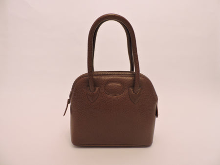Leather Tote Bag with detachable shoulder strap