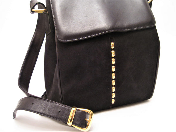 Beaded Leather Shoulder Bag
