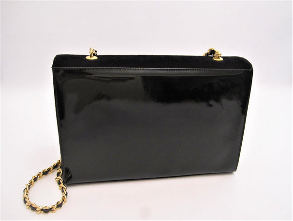 Gold Chain Suede Leather Shoulder Bag