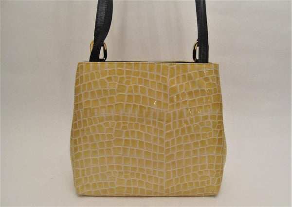 Double Strap Leather Shoulder Bag