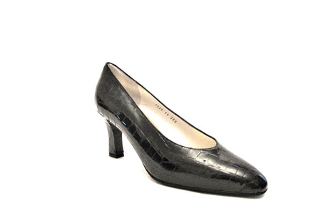 Grosgrain & Pearl Calf Leather Slingback