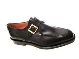 Fine Calf Leather Single Buckle Monk Strap