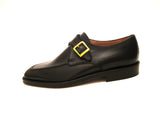 Fine Calf Leather Single Buckle Monk Strap