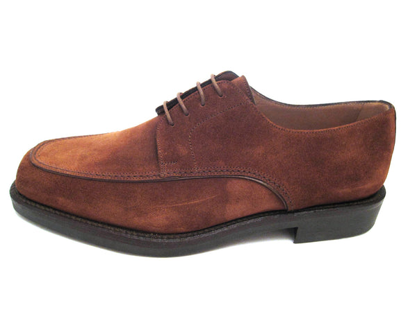 Suede Rubber Soled Lace-Up