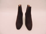 Suede And Cocco Stamp Leather Ankle Boots