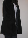 Silky Pigskin Jacket With Turn Back Sleeves