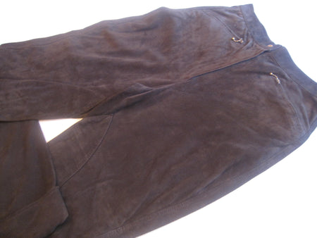 Nappa Leather Slim Leg Trousers