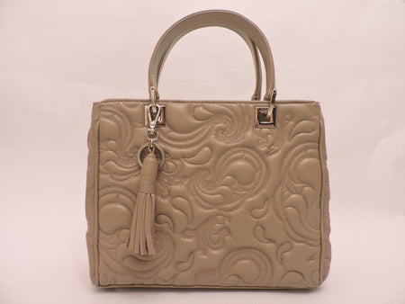 Double Handle Nappa Handbag