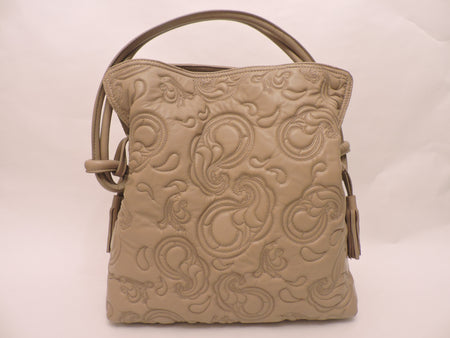 Double Handle Small Tote Bag With Detachable Shoulder Strap.