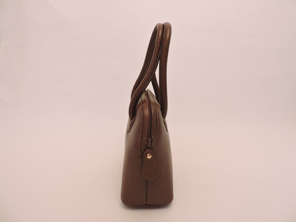 Small Double Handle Leather Tote