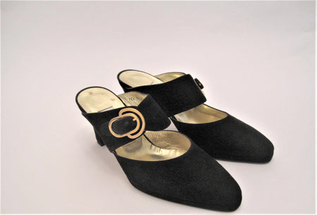 Nabuk & Filigree Sling-back