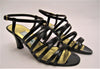 Black Patent Leather Strappy Sandal