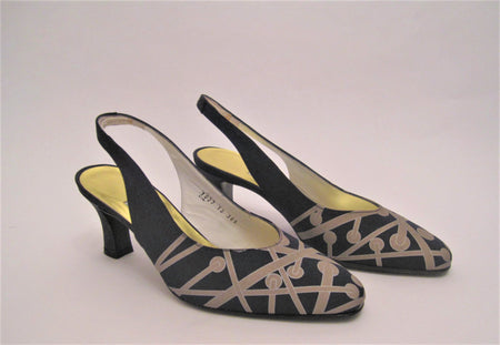 Nabuk & Filigree Sling-back