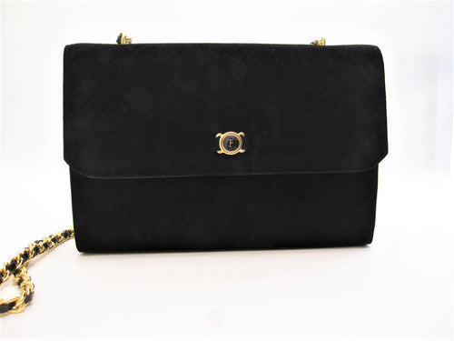 Gold Chain Suede Leather Shoulder Bag